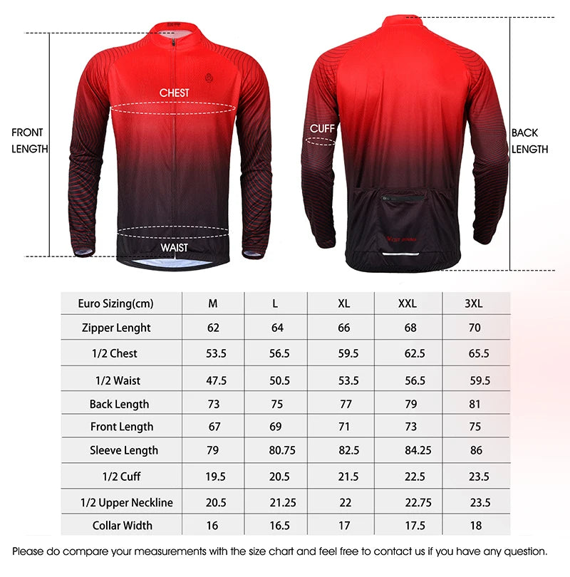 WEST BIKING Cycling Jersey Long Sleeve Team Racing Bike Clothing Comfortable Men Shirt Fitness Running Sport Bicycle Jersey