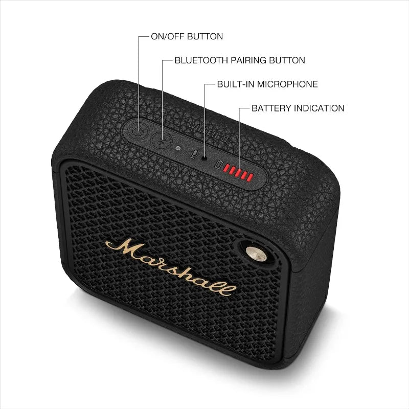 Genuine original Marshall Willen II Bluetooth Portable Speaker marshall willen 2 marshall willen mini speaker marshall