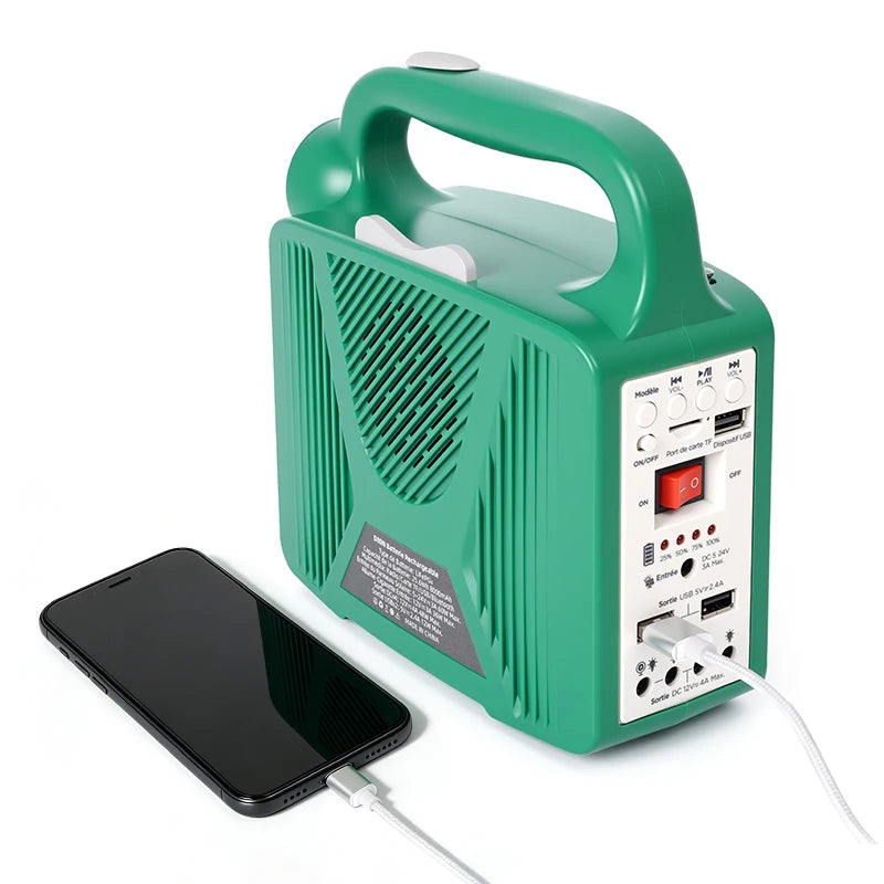80W Portable Power Station Outdoor Power Supply for Smartphones Tablets Drones Cameras