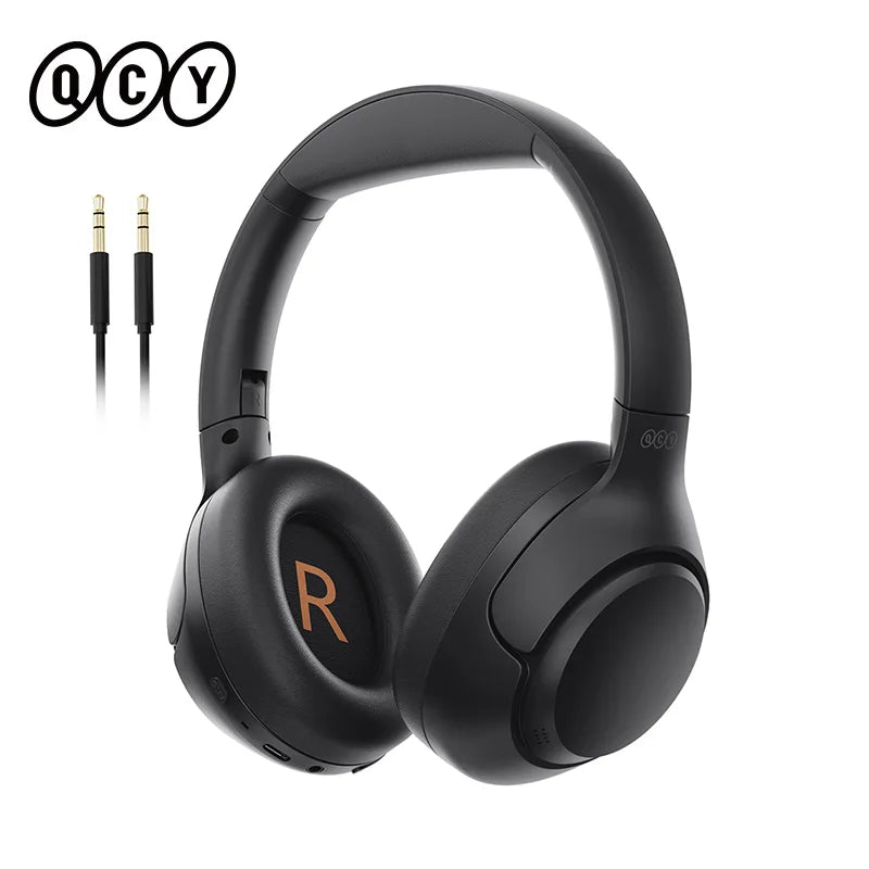H3 ANC Wireless Headphones Bluetooth 5.4 Hi-Res Audio Over Ear Headset 43dB Hybrid Active Noise Cancellation Earphones 60H