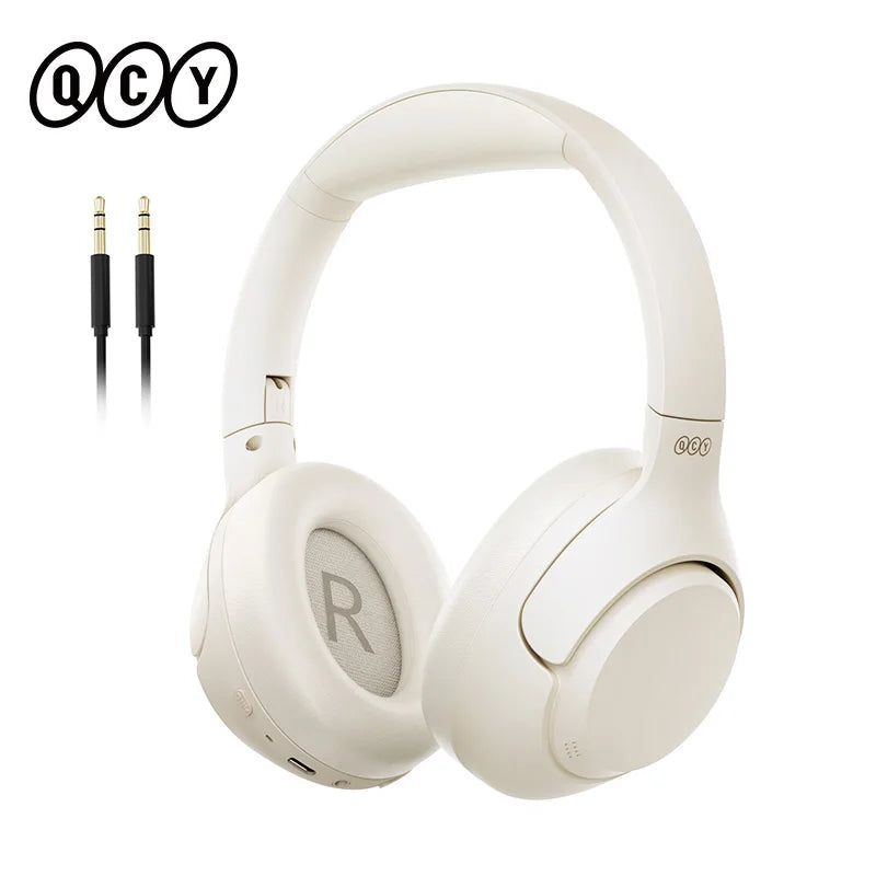 H3 ANC Wireless Headphones Bluetooth 5.4 Hi-Res Audio Over Ear Headset 43dB Hybrid Active Noise Cancellation Earphones 60H