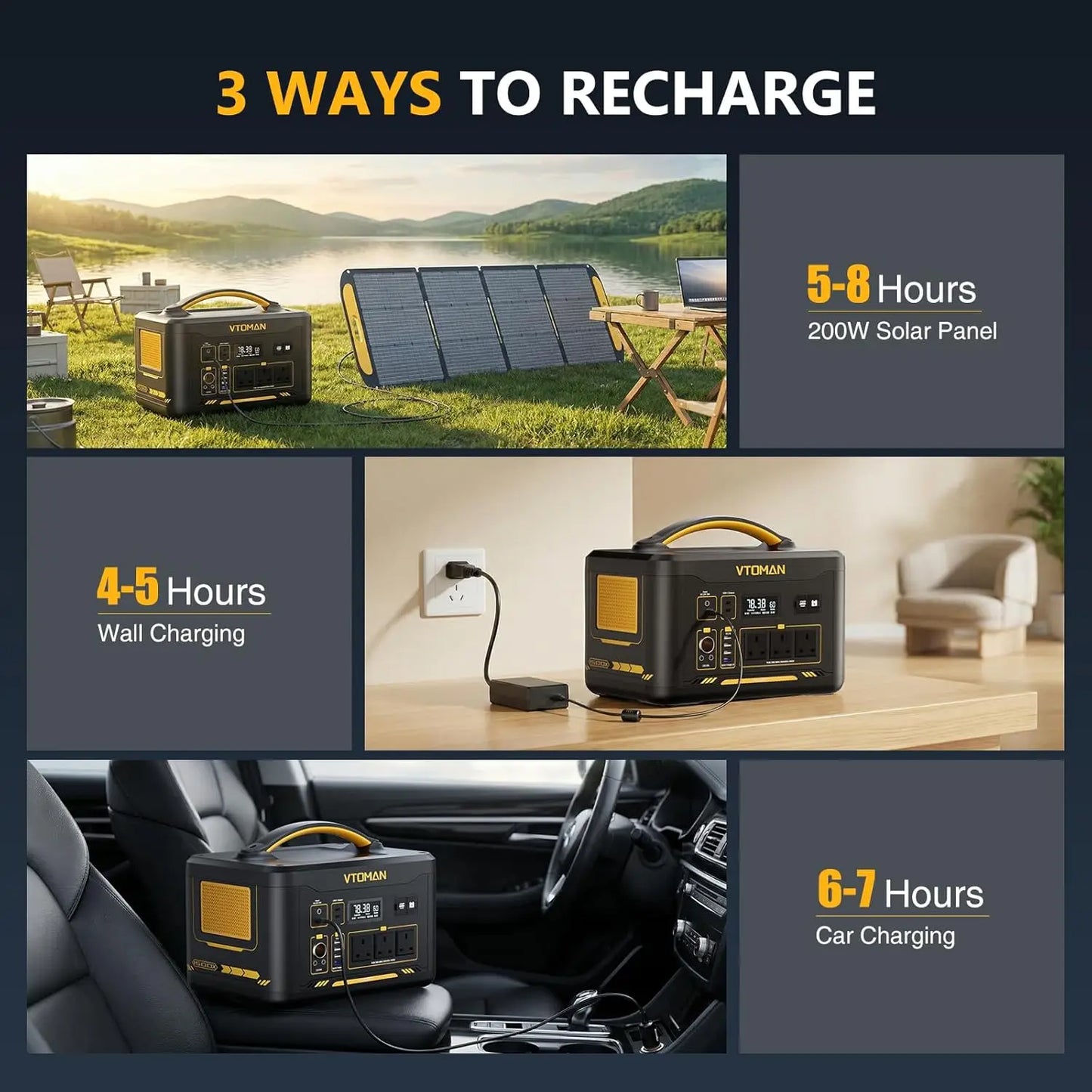 Jump 1500X Portable Power Station with Jump Start, 828Wh LiFePO4 Battery 1500W AC Outlets (3000W Surge) /100W USB-C, Customized