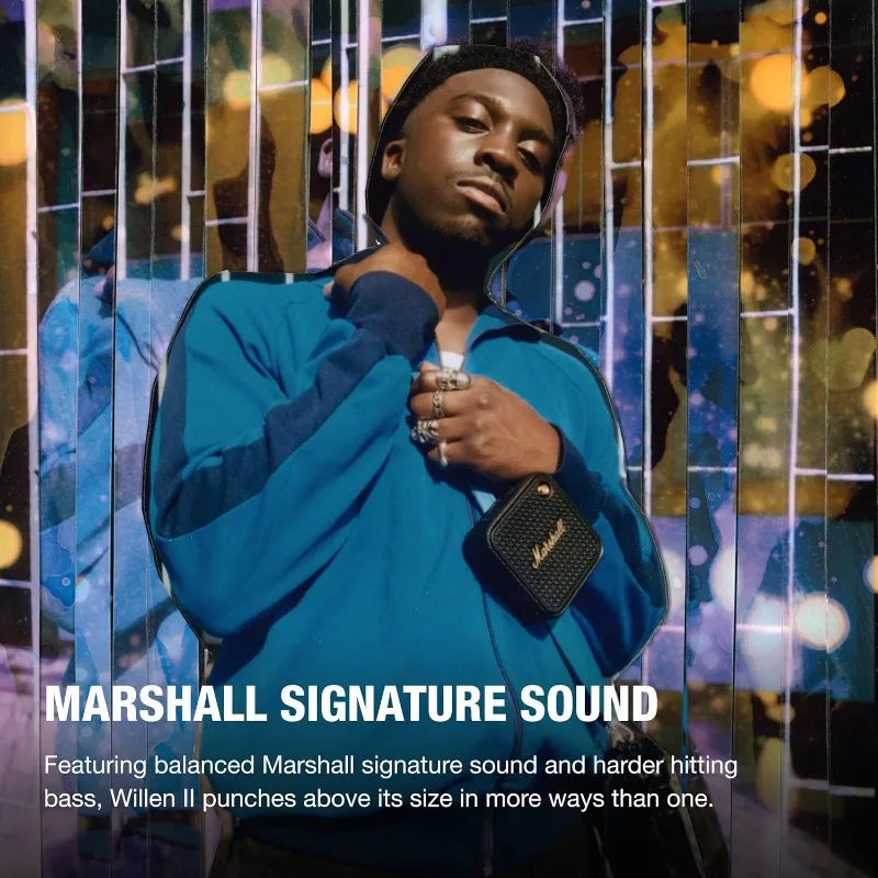 Genuine original Marshall Willen II Bluetooth Portable Speaker marshall willen 2 marshall willen mini speaker marshall